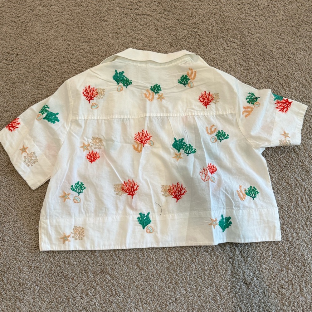 Maeve cropped button down - Picture 3 of 3